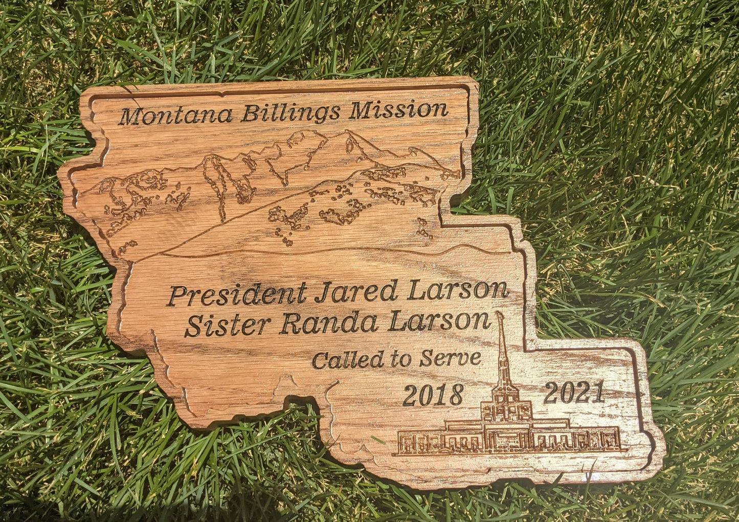 Billings, Montana Mission Plaque