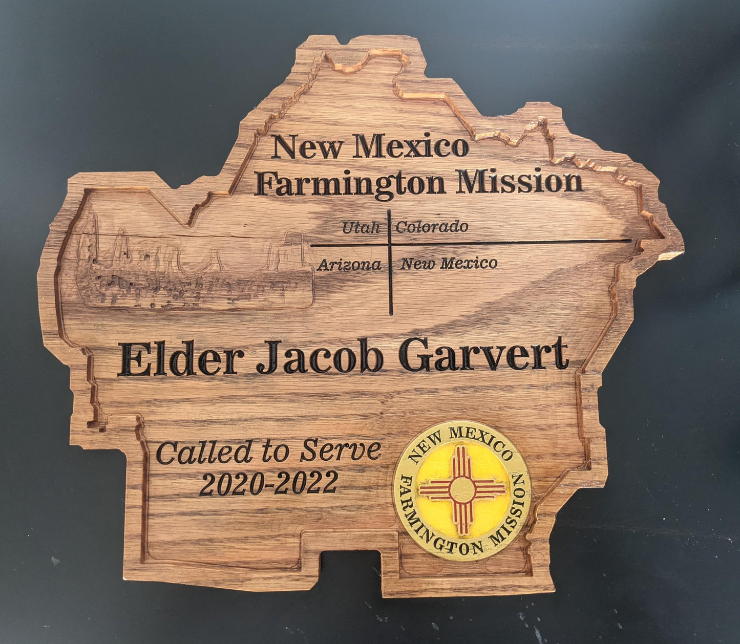 New Mexico Mission Plaque