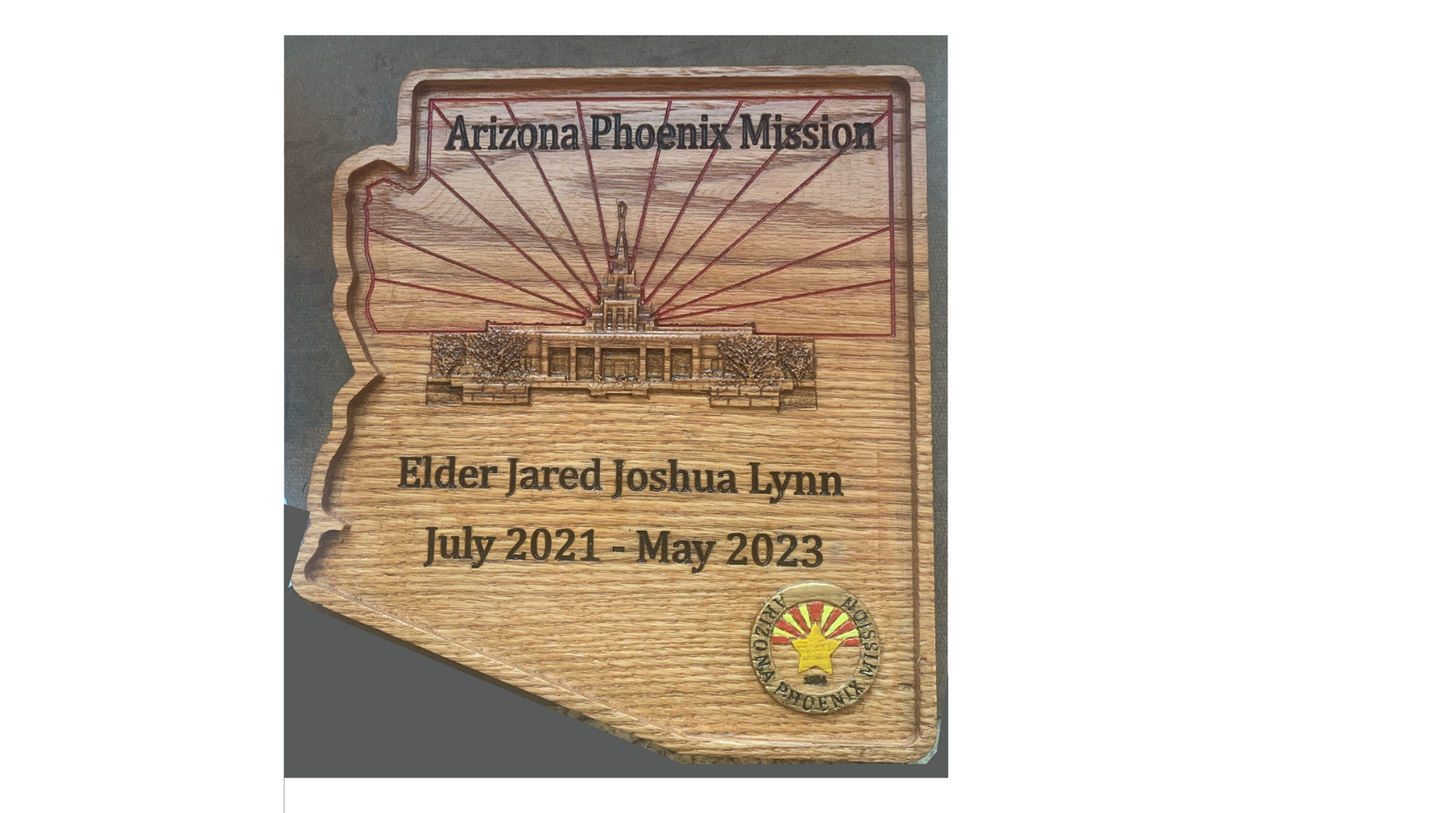 Arizona Mission Plaque